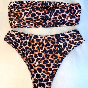 Shein Animal Print Bikini